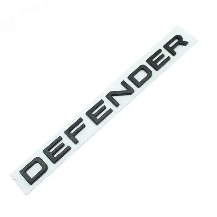 Autocollant lettres DEFENDER, Badge de coffre de voiture, emblème de capot avant pour défenseur, acc