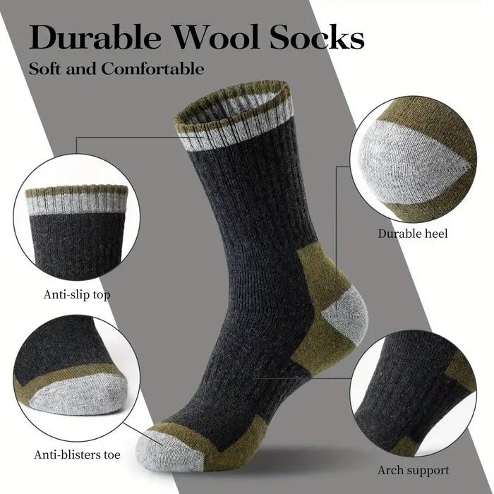 Chaussettes techniques chasse laine mérino épaisses homme femme - Respirables et durables pour activités outdoor