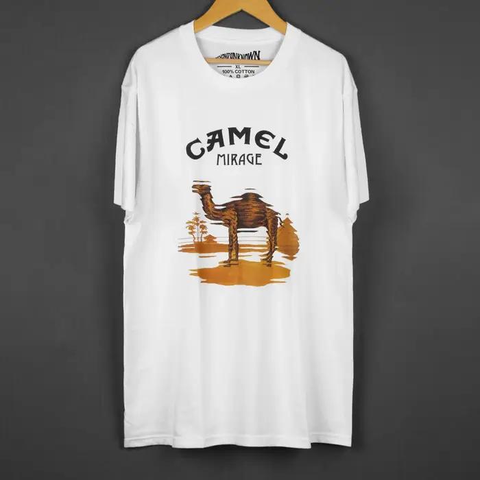 Camel Mirage T-Shirt Moonmadness Prog Rock Band Genesis oui roi cramoisi hommes été manches courtes coton vêtements chemise