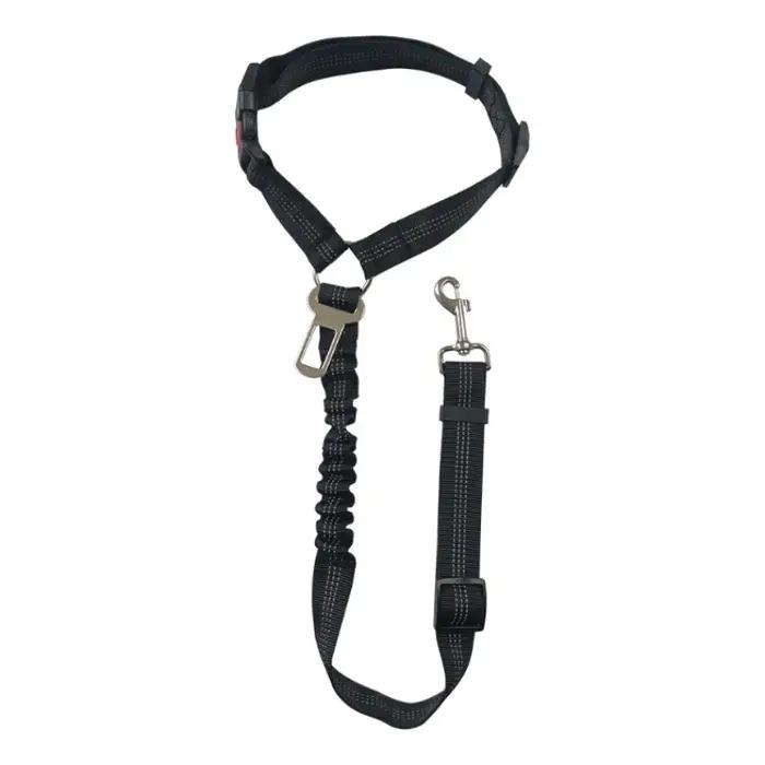 Ceinture de sécurité pour chien pour voiture, ceinture de sécurité pour harnais de voiture pour chie