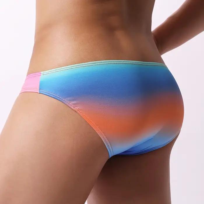 Sous-vêtements pour hommes culottes respirantes sous-vêtements imprimés à la mode slips de Lingerie taille basse