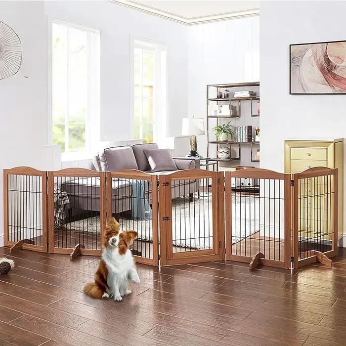 Clôture en bois pour animaux de compagnie