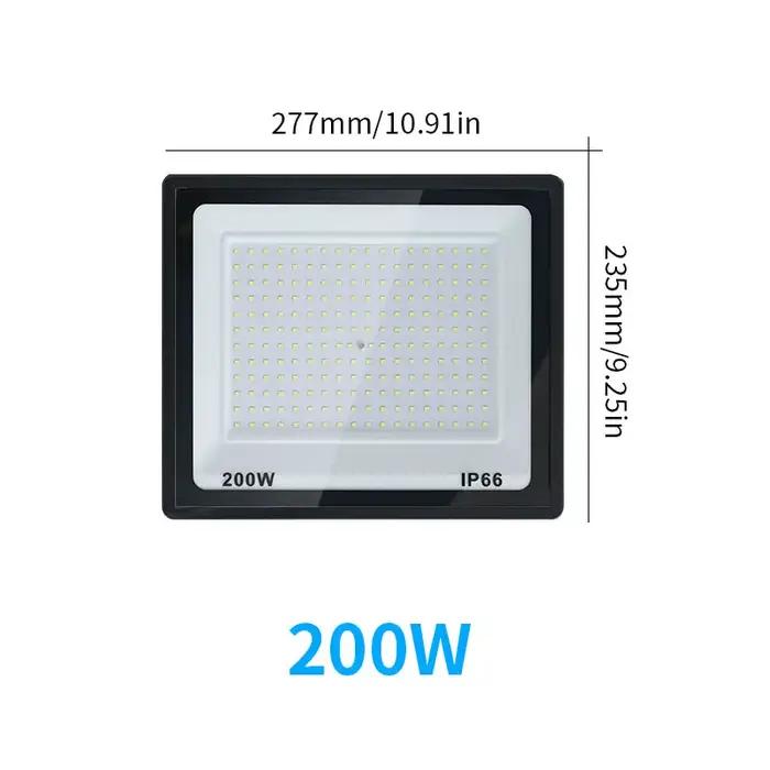 Projecteurs LED 10W 20W 30W 50W 100W 200W projecteur AC220V/110V étanche mur extérieur jardin