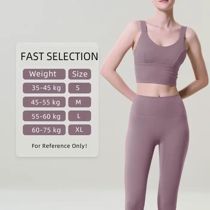 Ensemble de Yoga 2 pièces pour femmes, sport, Fitness, taille haute, pantalon rehausseur de hanches,