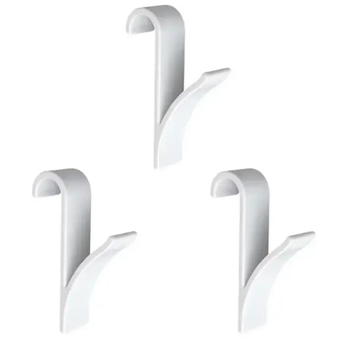 Cuisine salle de bain cintre Clips supports de rangement blanc clair