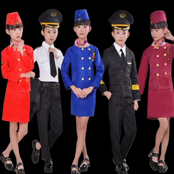 Costume de Cosplay d'avion pour enfants 90-160cm