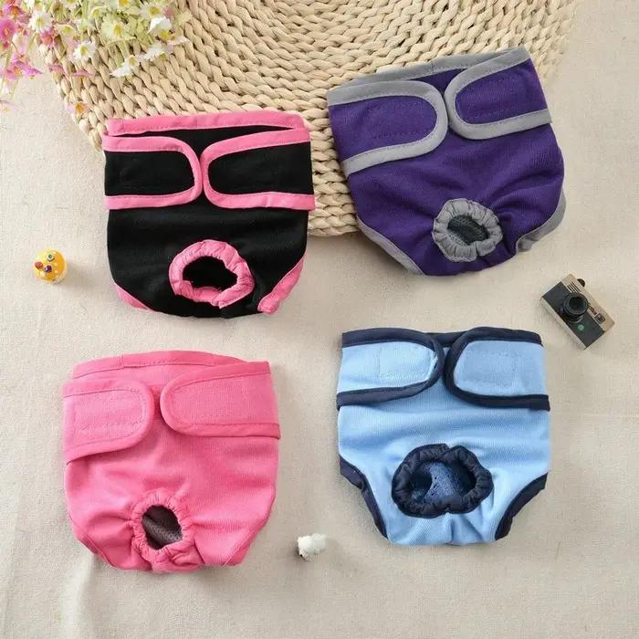Culottes physiologiques réutilisables pour chiens protectrices pour petites moyennes et grandes tailles printemps été élégantes pour chiens occassions spéciales