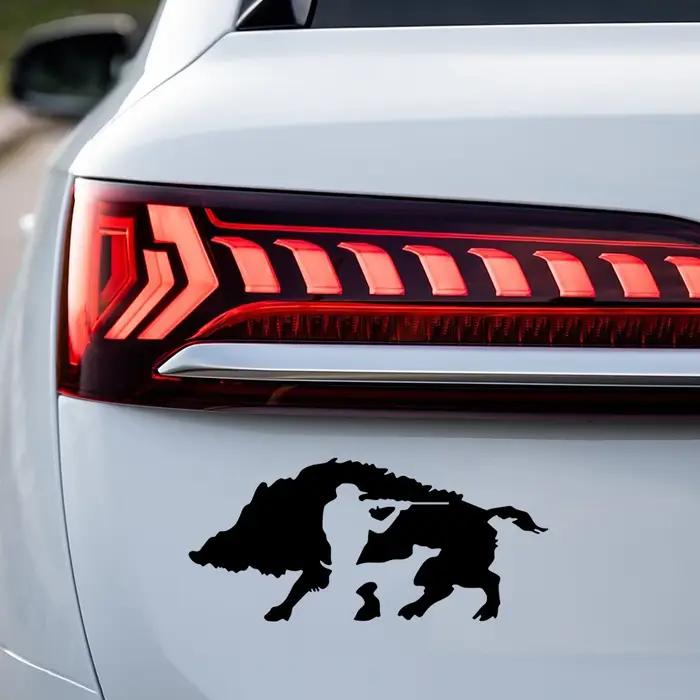Autocollant de voiture Creative Hunting Interface Boar Applique
