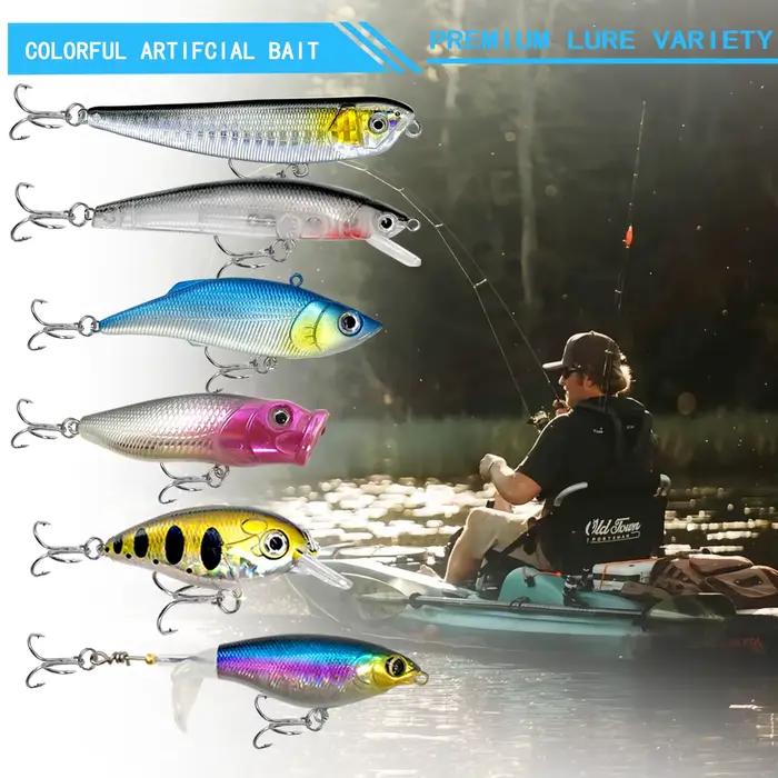 Kit de Leurres de Pêche 83/133/193/239/409 pièces pour Truite/Brochet/Perche - Ensemble Multicouches avec Équipement