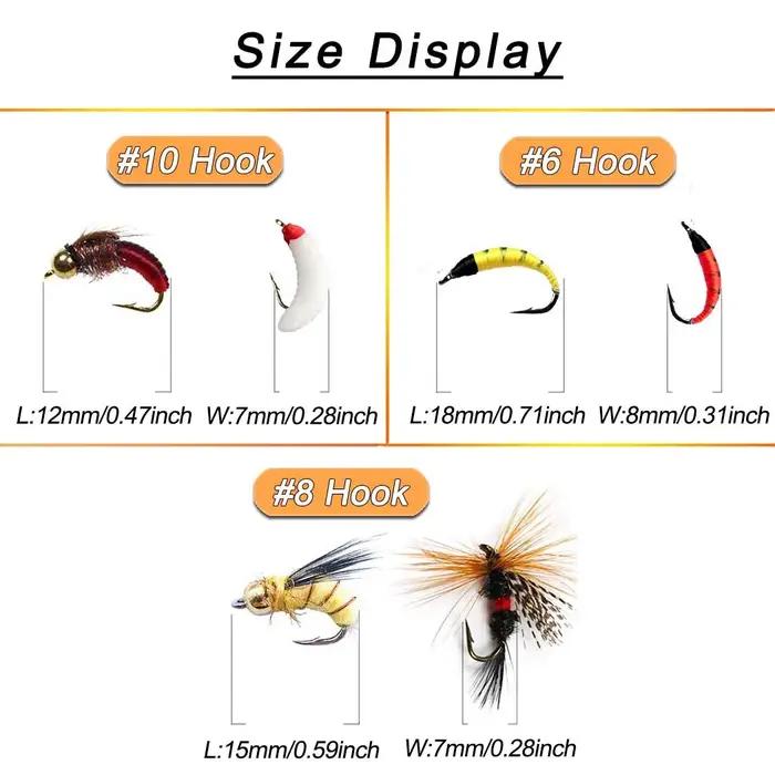3 pièces réaliste nymphe Scud mouche pour la pêche à la truite artificielle insecte appât leurre sim