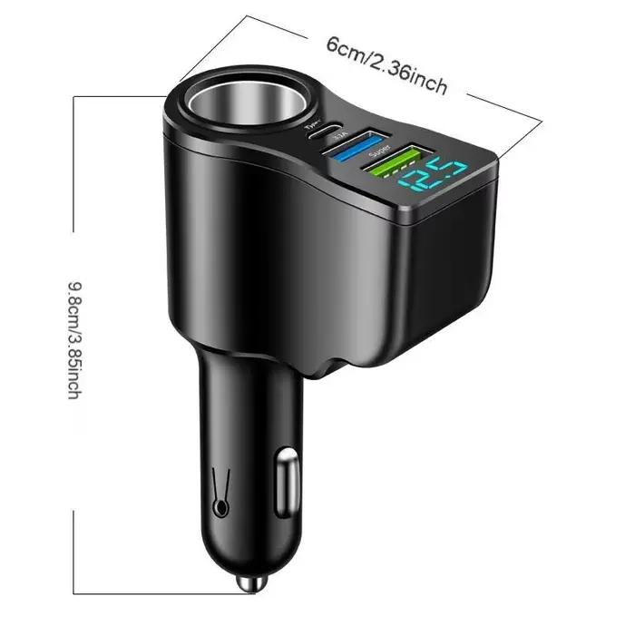Nouveau chargeur de voiture à affichage numérique