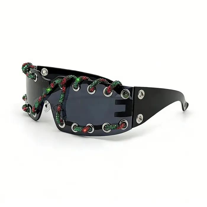 Lunettes de soleil Punk Y2k pour femmes