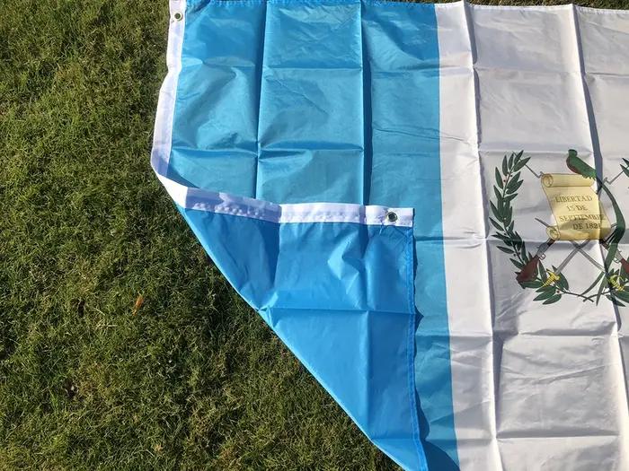 SKY DRAPEAU livraison gratuite 90x150 cm drapeau du Guatemala 3x5 pieds Super Poly drapeau de footba