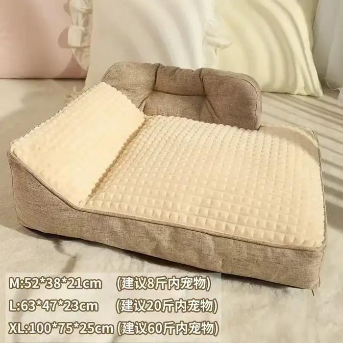 Canapé pour chien grand confort automne et hiver, pour Golden Retriever, lit profond pour chat, nich