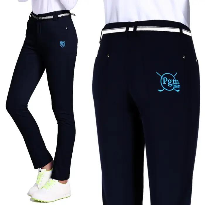 PGM pantalons de Golf femme haute élastique pantalon doux pour golfeur jouer balle