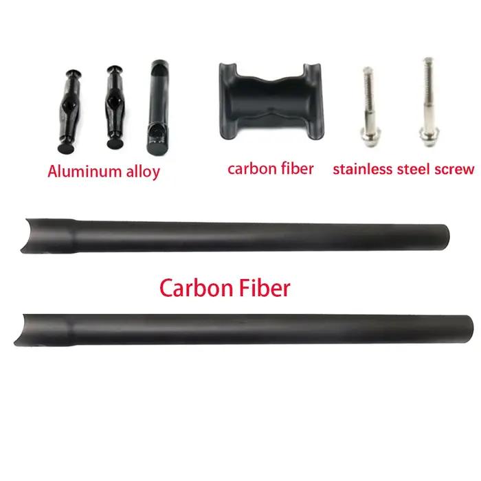 ELITAONE - Tige de selle de vélo entièrement en fibre de carbone - VTT / Vélo de route - 135g - Ultr