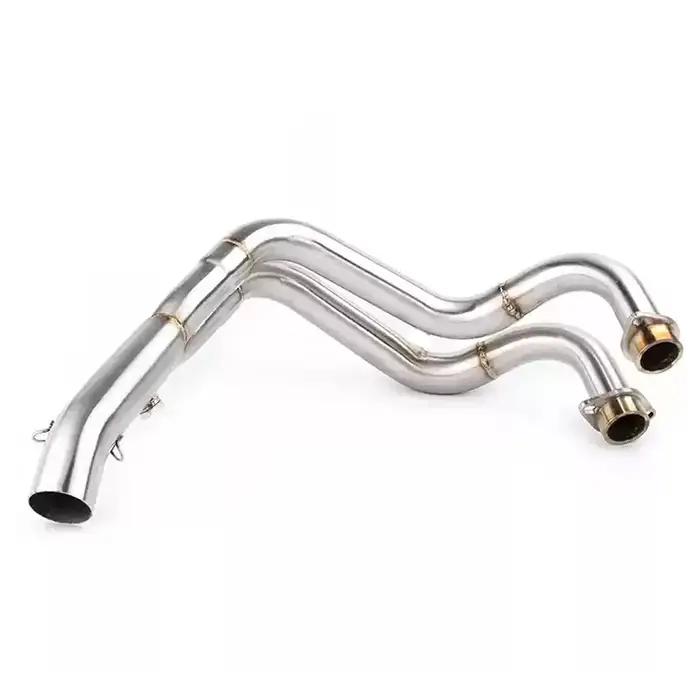 Système d'échappement silencieux en acier inoxydable pour Yamaha MT07 avec vis universels pour une installation facile et une conduite plus paisible occasions spéciales