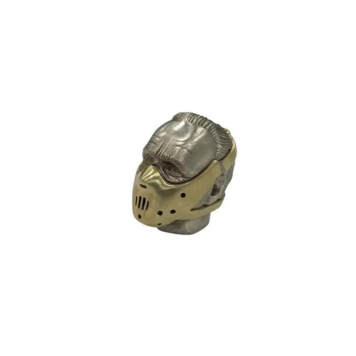 Lanière tissée de perles de couteau de figurines de Hannib en laiton