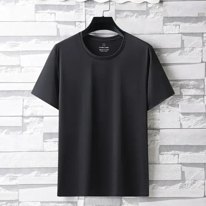 Ice inj-T-shirt de sport décontracté à haute élasticité pour hommes