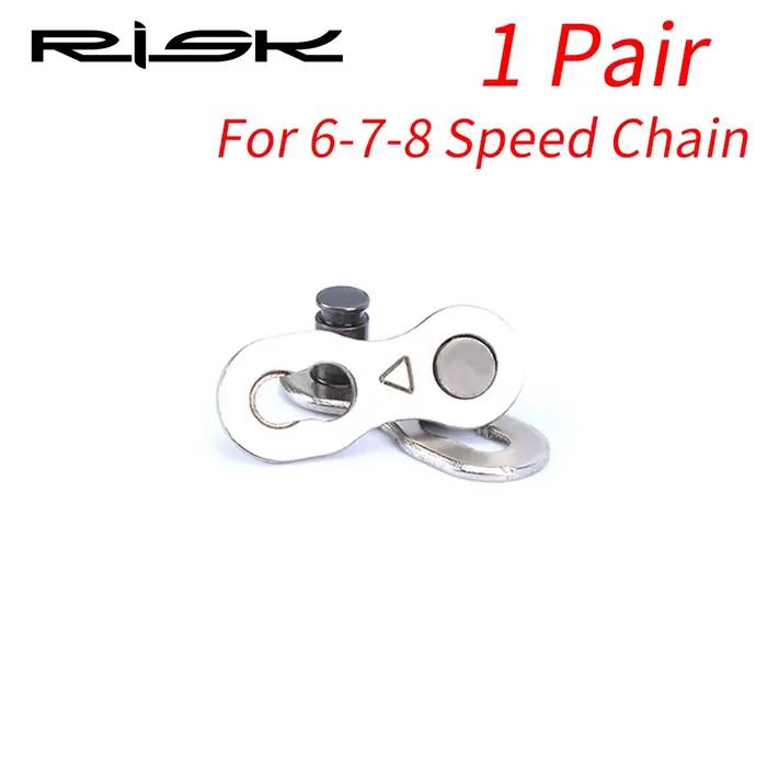 RISK – chaîne de vélo à maillons rapides, chaîne de vélo de route et vtt, connecteur rapide manquant