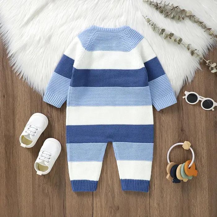 Barboteuse d'hiver pour bébé, vêtements d'automne à manches longues pour nouveau-né, garçons et fill