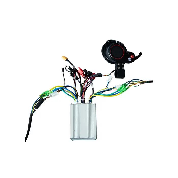 Contrôleur à double entraînement avec écran LCD 25A + 25A en 1 pièce pour moteur 36V 48V 60v 800W 1000W 1200w