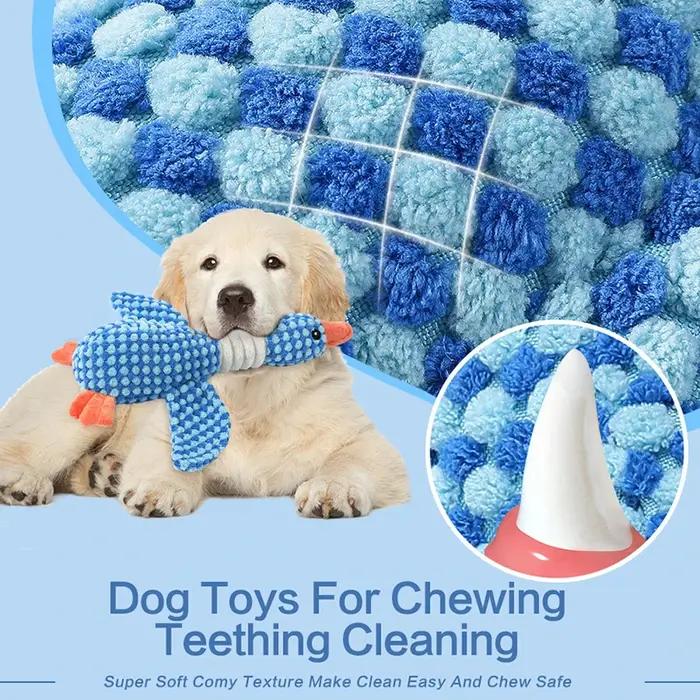 Jouets en peluche canard drôle pour chien
