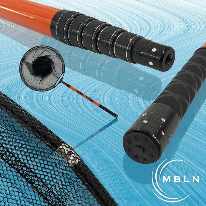 Filet de pêche télescopique MBLN 3M en fibre de carbone