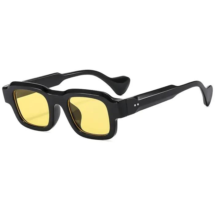 Lunettes de conduite vintage carrées pour homme - Monture rétro punk - Protection UV400