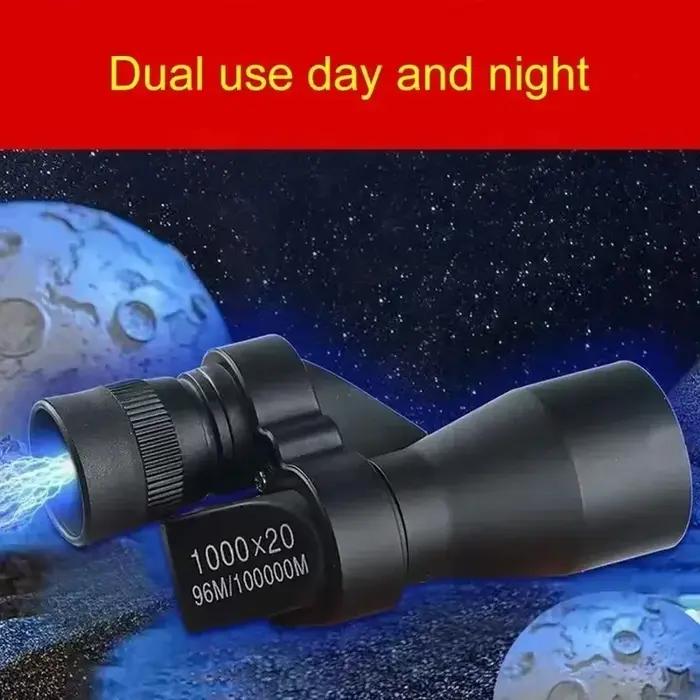 Monoculaire mini portable 1000x20 waterproof - Haute magnification chasse pêche camping observation extérieure