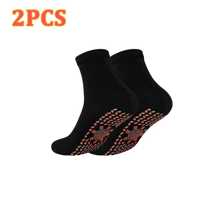 Chaussettes chauffantes magnétiques hiver - Soulagement douleurs - Chasse randonnée - Homme femme