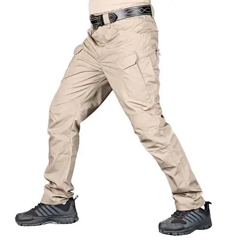 Pantalon cargo tactique homme 6XL grande taille - Multi-poches pour chasse