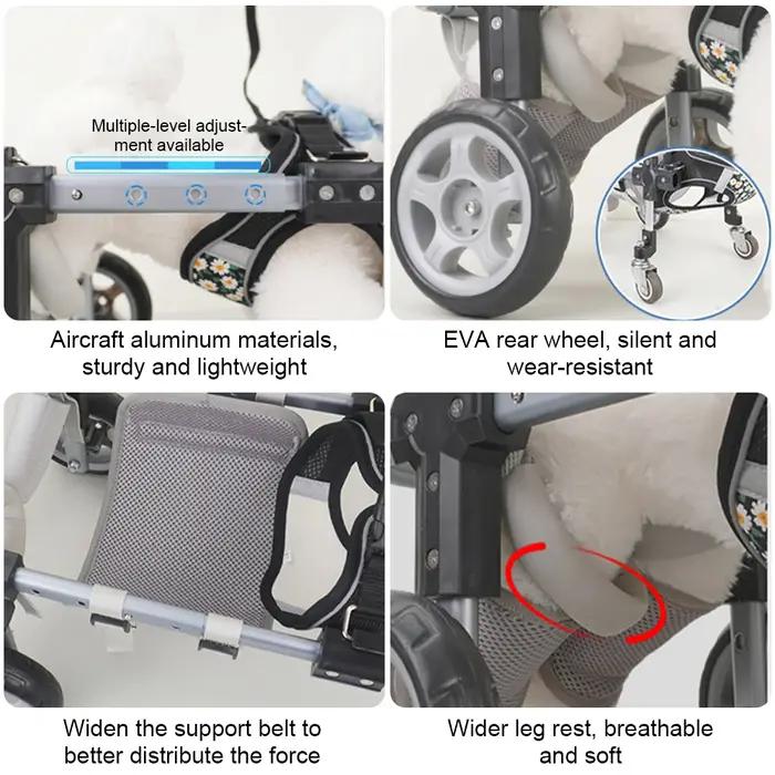 Fauteuil roulant pour pieds arrière