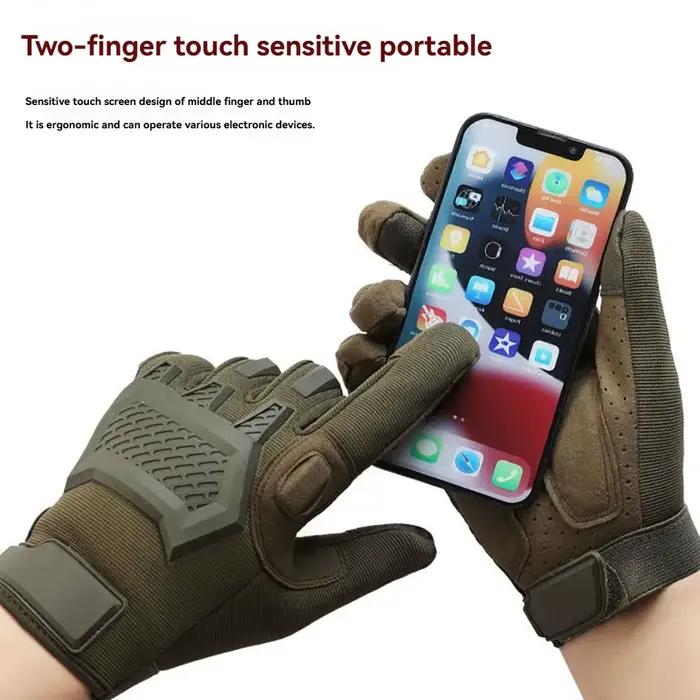Gants de chasse homme GTUBIKE doigts entiers - Sports, randonnée, vélo - Respirants et durables toutes saisons