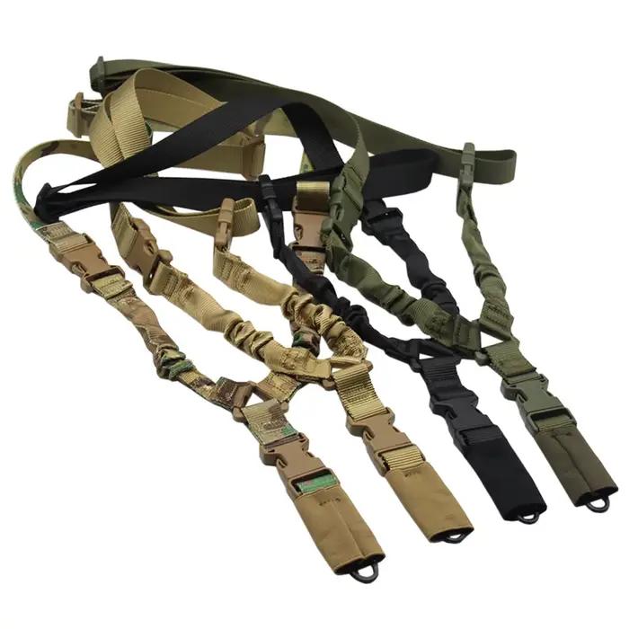 Élingue de fusil tactique VULPO pour Airsoft et tir au combat, robuste et multifonctionnelle, sangle de chasse polyvalente pour pistolets