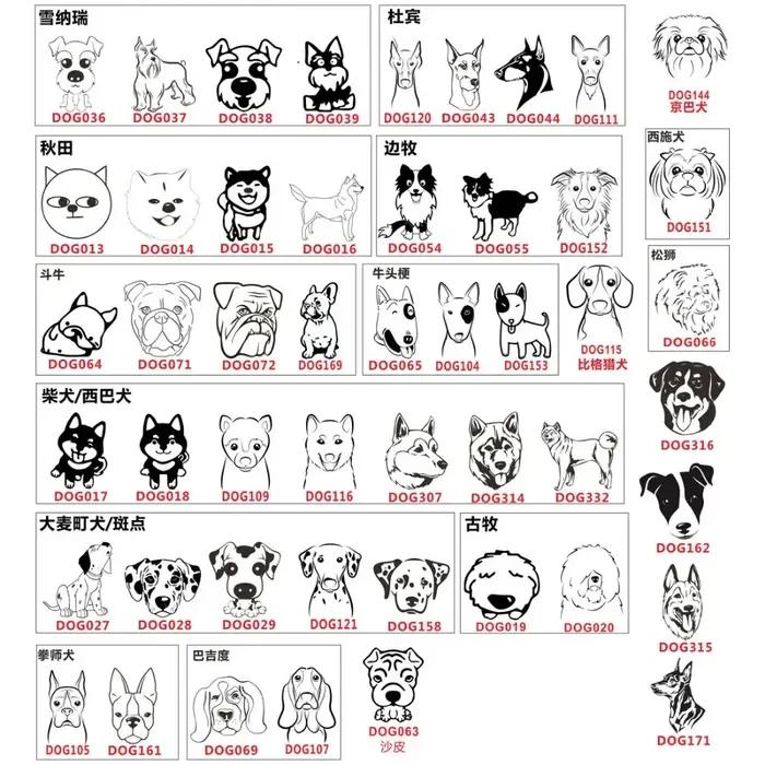 Lot de 2 étiquettes d'identification pour collier de chien et chat