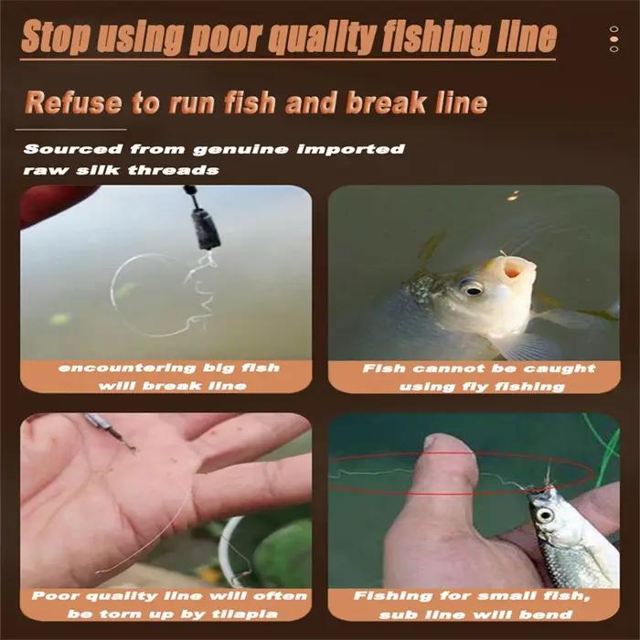 ZUKIBO-Lignes de pêche tressées au laser, ligne de pêche PE multimessieurs, doublure douce et de bai