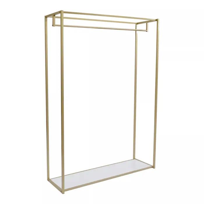Présentoir à Vêtements au Sol T1-Or RapDuty, Placard à Vêtements T1 grill T1, Étagère de Rangement,