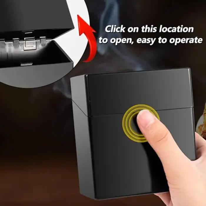 Nouveau étui à cigarettes paquet de 50 pièces grande capacité Portable en plastique poche Cigarettes support de rangement accessoires pour fumer cadeau pour hommes