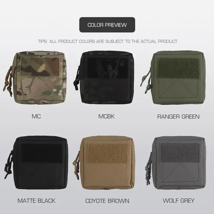 Poche multifonction GP tactique pour équipement de chasse et airsoft avec fixation MOLLE universelle