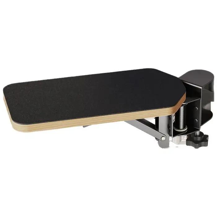 Repose-bras pour bureau d'ordinateur, coussin de repose-bras pliable réglable à 90 degrés, Support de poignet en bois pour le travail de frappe