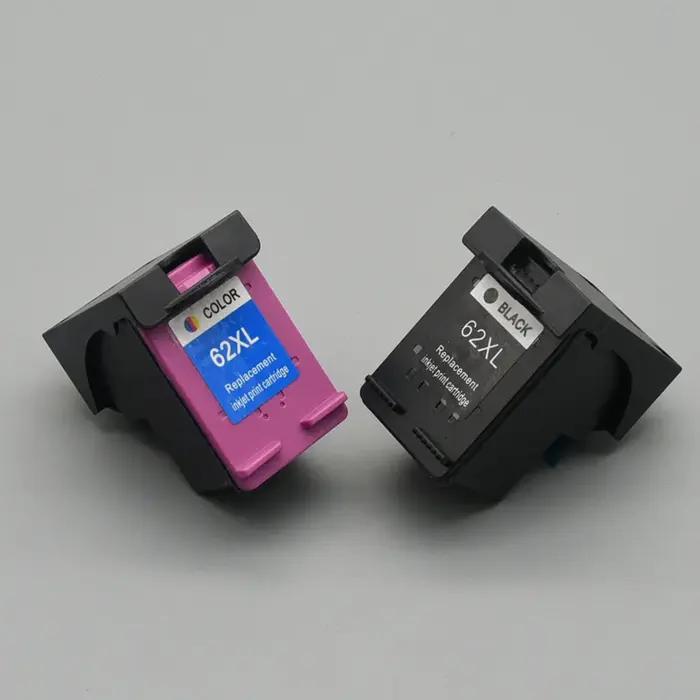 1 lot de cartouches d'encre reconditionnées 62XL pour imprimantes HP 62 62 XL Envy 5742 5745 200 250