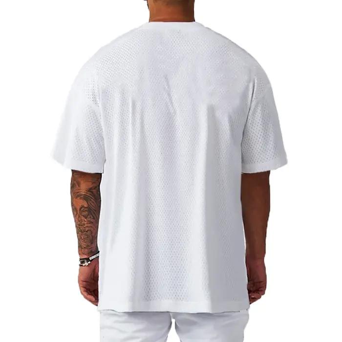 Chemise ample surdimensionnée à manches courtes, séchage rapide, vêtements de gymnastique, musculati