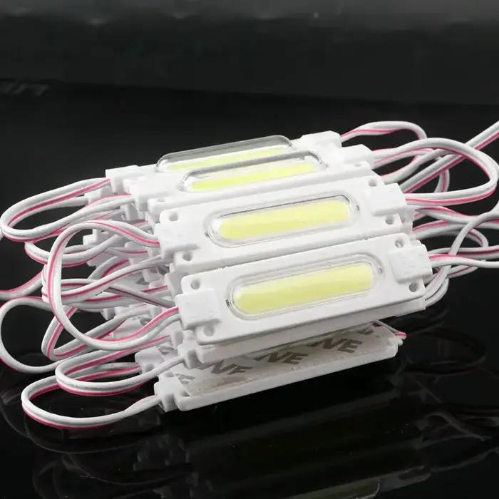 10 pcs/lot Injection avec lentille COB LED Module LED étanche rétro-éclairage pour signe canal lettr