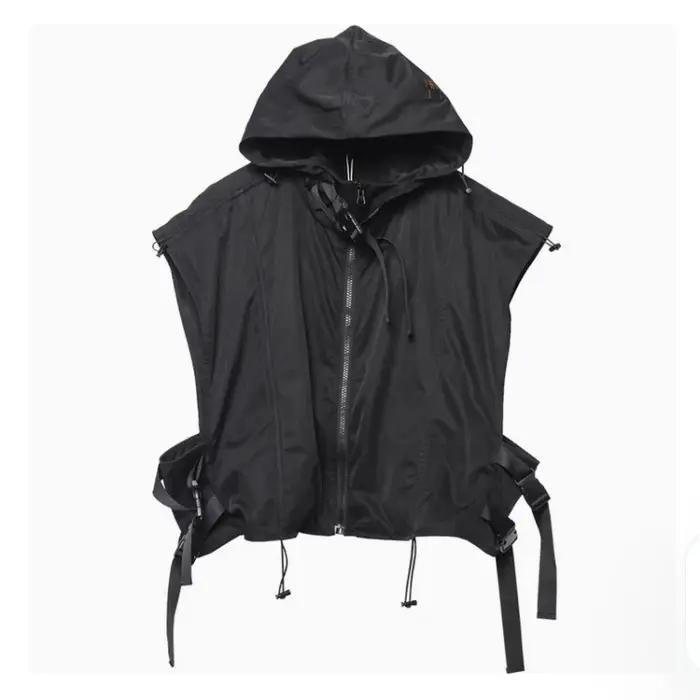 Fonction tactique ruban Patchwork conception Cargo gilet homme vêtements Techwear Style haute rue à