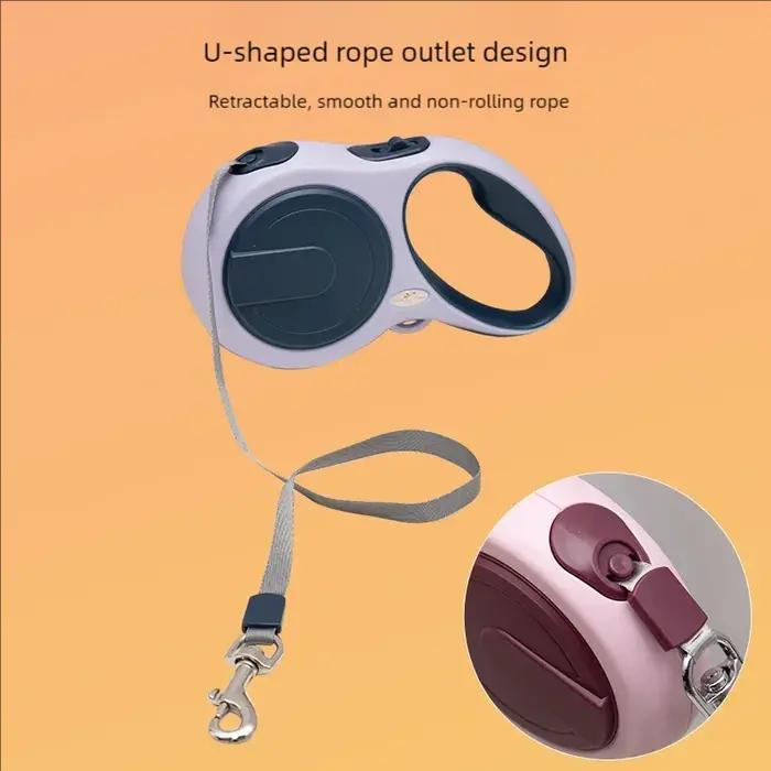 Collier de Roulette rétractable pour chien de 5m