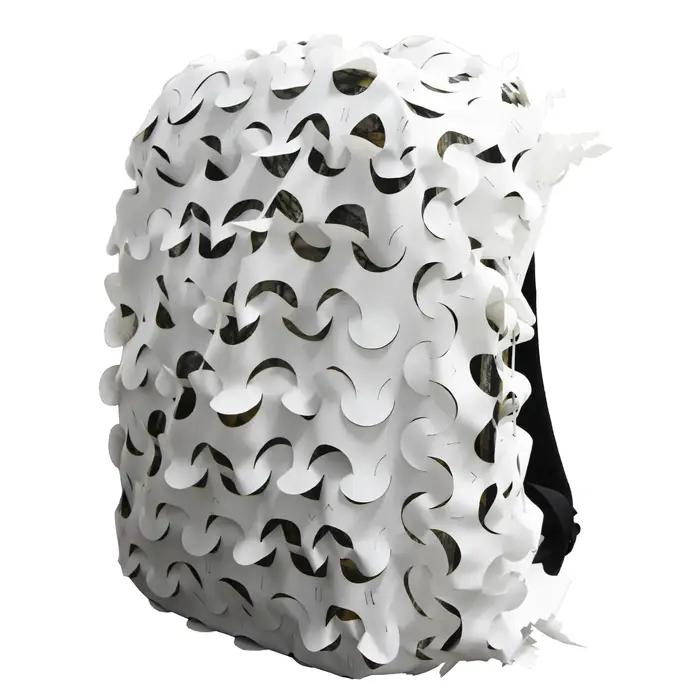 Gants tactiques camouflage neige pour entraînement chasse avec couvre-casque assorti