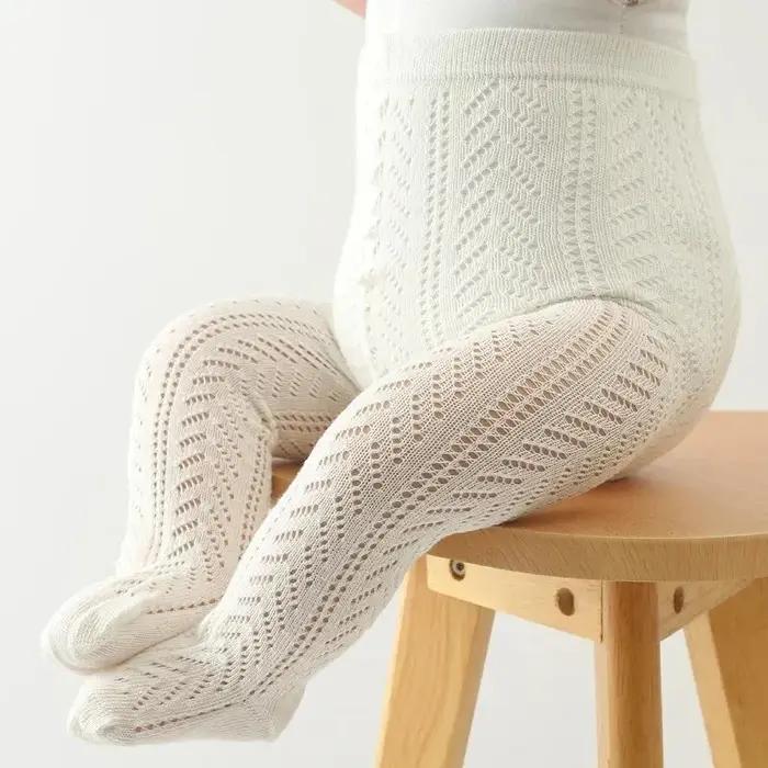 Collants en résille ajourés pour bébés filles