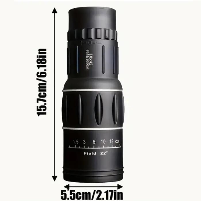 Monoculaire 16x52 Double Mise Au Point Avec Grand Diamètre Pour Observation Nocturne Et Ornithologie Photo Occasions Spéciales