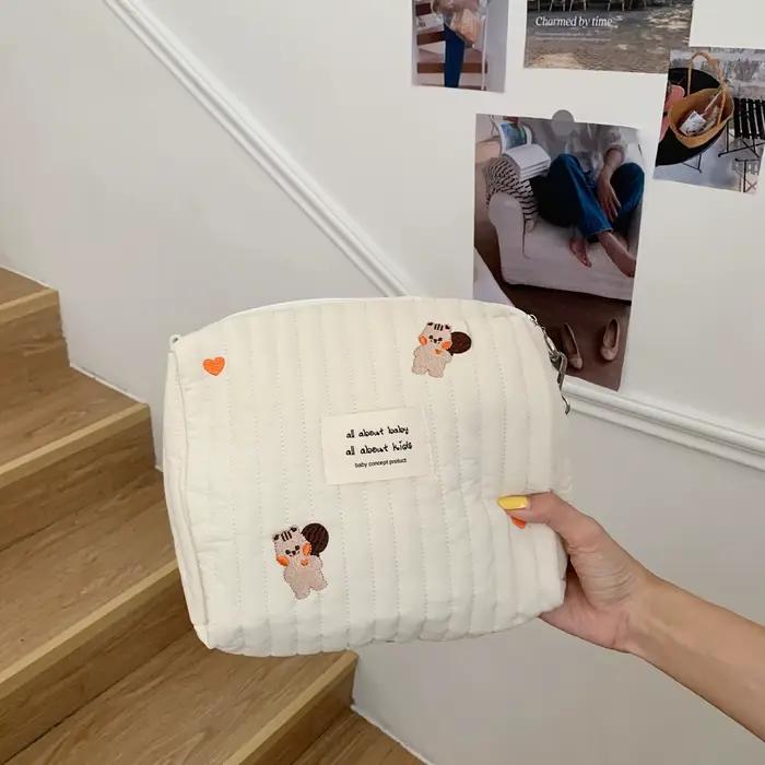 Ins coton sac à couches pour poussette sac suspendu articles pour bébé caddie à couches organisateur